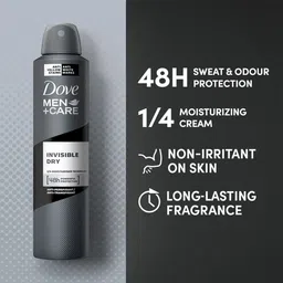 dove Men+Care Invisible Dry Spray Antiperspirant Deodorant Spray - For Men image 4