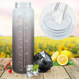 noslo MOTIVATIONAL BOTTLE 1000 ML 1000 ml Water Bottle image 4