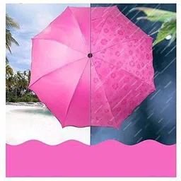 shiv shakti trading house 3 folding magic umbrella Secret Blossoms (Assorted) Umbrella image 2