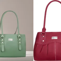 ronty Women Green, Maroon Shoulder Bag-picture-19