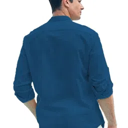Yugnik Mandarin Collar Roll-Up Sleeves Straight Short Kurta image 4