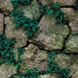 Asian royal Brown & Green Abstract Printed Self Adhesive Wall Sticker image 1