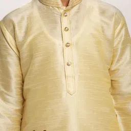 DEVOILER Boys Graphic Printed Mandarin Collar Straight Kurta image 2