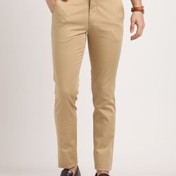 Turtle Men Relaxed Tapered Fit Chinos Trousers-picture-38