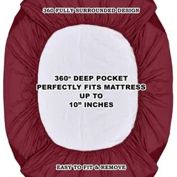 AGS ACTIVE Red Double Bed - King Bed Covers image 2