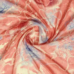 SHOPLANCE Zari Poly Georgette Saree image 3