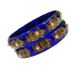 SAVORADE Blue Glass Bangle-picture-19