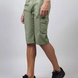 HAUWER Men Mid-Rise Regular Fit Cotton Bermuda image 3