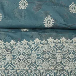 Meena Bazaar Embroidered Unstitched Dress Material image 5