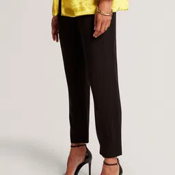 Ted Baker Women Mid Rise Ankle-Length Regular Fit Cotton Regular Trousers-image-23