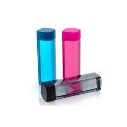 Aura Black & Pink Set of 6 Plastic Solid Water Bottle image 4