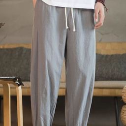 StyleCast x Revolte Men Regular Fit Mid-Rise Cotton Easy Wash Trousers-picture-25