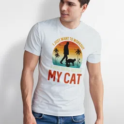 Seekbuylove Men Bio Finish Graphic Printed Pure Cotton T-shirt image 5