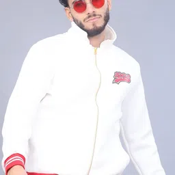 V-Mart Men Typography Bomber Jacket image 3