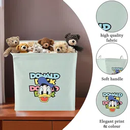 Kuber Industries Blue Foldable Storage Multi-Utility Organisers 75L image 4