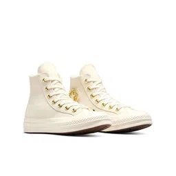 Converse Unisex Chuck 70 Gold High-Top Sneakers-picture-11