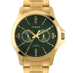 Timex Men Brass Dial & Stainless Steel Bracelet Style Straps Analogue Watch TW000X144-picture-26