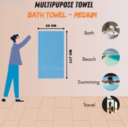 LIBERTY TOWELS Peach-Coloured & Orange 1 350 GSM Bath Towel image 2