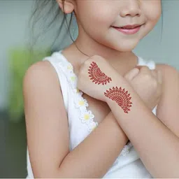 VOORKOMS Flexible and Creative Henna Stencil Templates for Kids and Adults Crafts image 2