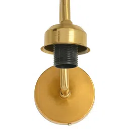 1ST TIME Multicoloured Printed Glass Traditional Bell Shaped Wall Lamp image 3