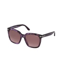 Tom Ford Women Oversized Sunglasses with UV Protected Lens FT0502 55 83T-picture-22