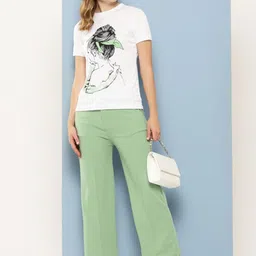 BAESD Women Graphic Printed Regular Tops image 3