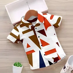 TOONKY Boys Standard Printed Casual Shirt image 3