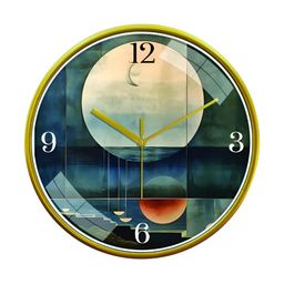 Aura Multicoloured Printed Contemporary Wall Clock-picture-24
