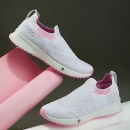 Campus Women Woven Design PU Slip-On Sneakers-picture-20