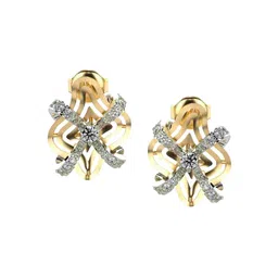 VALANOVA 14K Yellow Gold Certified 0.56Ct Lab Grown Diamond Earrings-picture-30