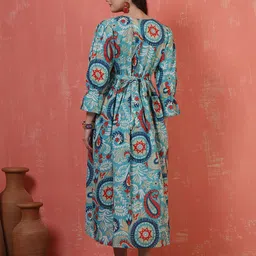 Nayo Print Maternity Maxi Dress image 4