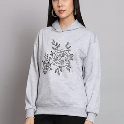 SZN Women Printed Hooded Sweatshirt image 4