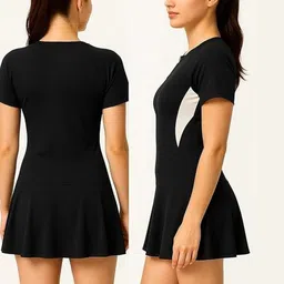 Eleg & Stilance Women Frock Style Bodycon Swimsuit image 4