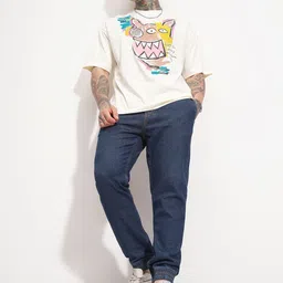 HIGHLANDER Men Jogger High-Rise Cotton Jeans image 3