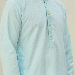 Arihant Rai Sinha Floral Self Design Thread Work Straight Kurta with Churidar image 5