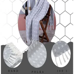 DEKORASI Grey & Grey 380 GSM Blanket image 2