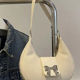 LULU & SKY Textured PU Structured Hobo Bag with Tasselled-picture-14