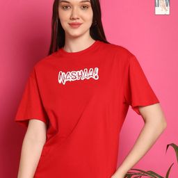 Tromko Women Pack of 2 Graphic Printed Round Neck Cotton Oversized T-shirts-picture-27