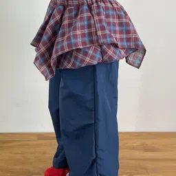 LULU & SKY Girls Checked Skirt Pants image 4