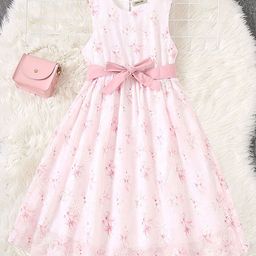 INCLUD Girls Floral Printed Fit & Flare Ready to Wear Dress-picture-17