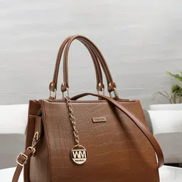 WOMEN MARKS Textured PU Shopper Handheld Bag-image-79