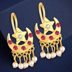 VIVASTRI Women Gold-Plated Alloy Earrings-picture-12
