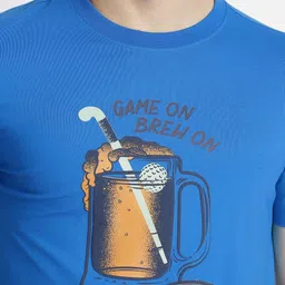 Reebok Printed Round Neck T Shirt image 3