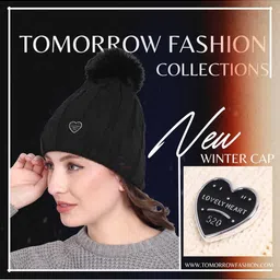 Tomorrow Fashion Unisex Multicoloured Wool Caps image 3