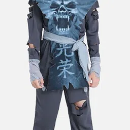 Little Surprise Box LLP Kids Ninja Halloween Costume Dress image 3