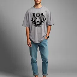 THE BEETEL HOUSE Men Printed Cut Outs T-shirt image 2