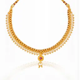 arch fashion Brass Minimal Necklace image 2