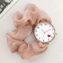 WATCHSTAR Women Dial & Straps Analogue Watch Dil Ribbin Peach-picture-13
