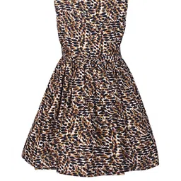 Alisha Moda Leopard Print Fit & Flare Dress image 2