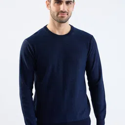 SPYKAR Men Indigo Blue Slim Fit Casual Sweaters-picture-34